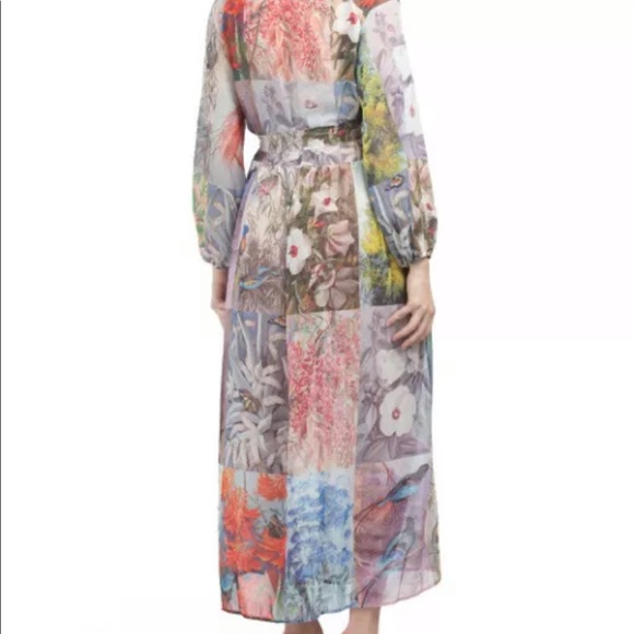 Dalia Macphee | Dresses | Nwt Dalia Macphee Mixed Print Maxi Dress Xl ...